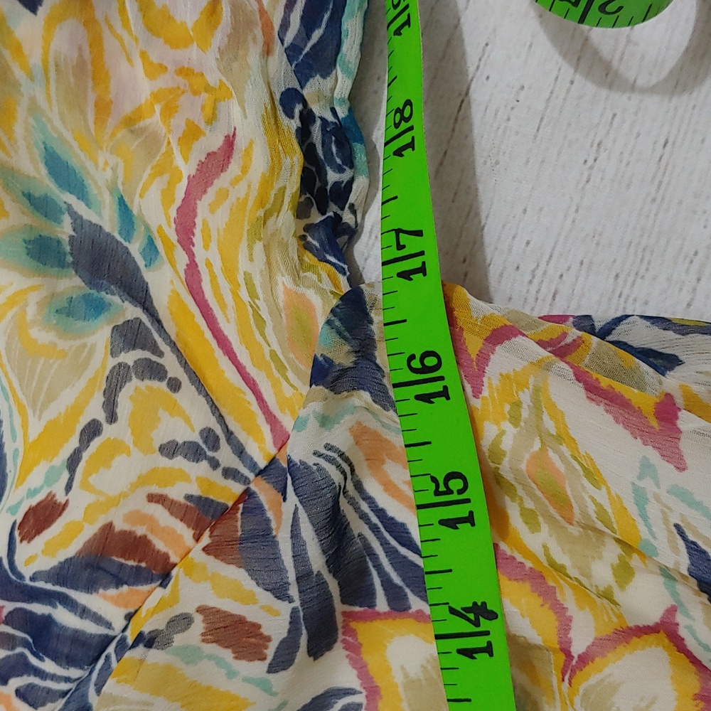 PATRONS OF PEACE ROMANTIC TIERED FLORAL MIDI DRESS COTTAGECORE - Picture 8 of 10